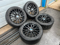 18" BMW Replica Wheels - 5x120 - Continental Winter Tires