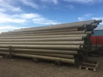 10" x 30ft Aluminum Ring lock Pipe - 30 ft Lengths. Elbows 90, 45, 22.5 degrees. Inline valves. Goos...
