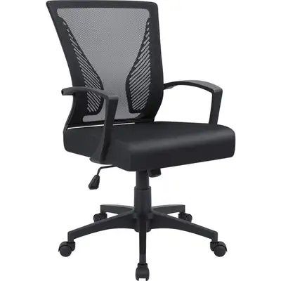 BRAND NEW - Furmax Office Chair Mid Back Swivel Lumbar... LOT# 3, View more