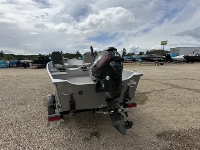 2018 Alumacraft V16 with 25 Evinrude Etec in Powerboats & Motorboats in Prince Albert - Image 6
