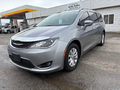 Well equipped 2017 Pacifica Touring L with leather interior, 8 passenger stow and go seating, 3.6L V...