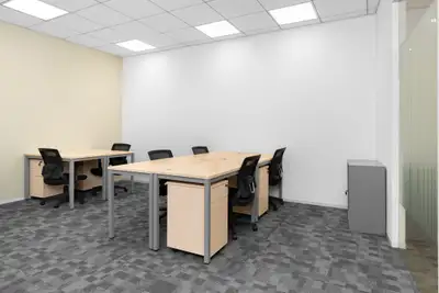 Access a bright and inspiring office space to rent designed to help teams of five to do their best w...