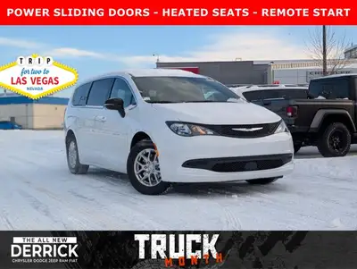 The 2026 Chrysler Grand Caravan SXT in Bright White with a Black interior offers a perfect balance o...