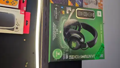 JBL Quantum 910X Wireless Gaming Headset - Black/Green (USED), View more