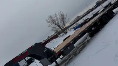 2026 Double A GHB258-32 26' Deck plus full ramp 29,000gvw 12,000LB axles HDSS suspension 16ply tires...