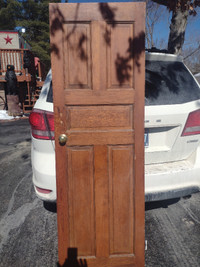 25 1/2 x  76 1/2 solid wood interior door