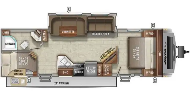 2021 Jayco White Hawk 29BH in Travel Trailers & Campers in St. Albert - Image 3