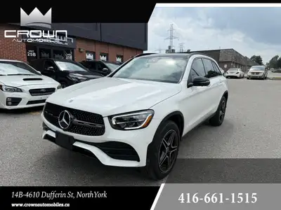 2022 MERCEDES GLC 300 4MATIC, LOW MILEAGE, LOADED WITH PREMIUM PACKAGE, PREMIUM PLUS PACKAGE, NIGHT...