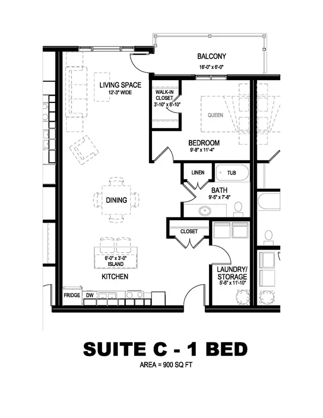 1Bed/1Bath Uptown Near Shopping, Available Feb.1,205-40 Patience in Long Term Rentals in Fredericton - Image 14