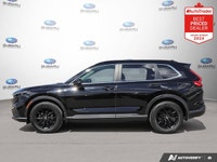 New Price! Odometer is 25680 kilometers below market average! Black 2023 Honda CR-V Sport One Owner... (image 1)