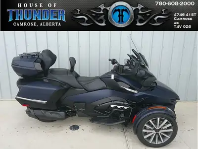 Conquer every road with confidence on this 2022 Can-Am Spyder Sea-to-Sky — a touring machine built f...