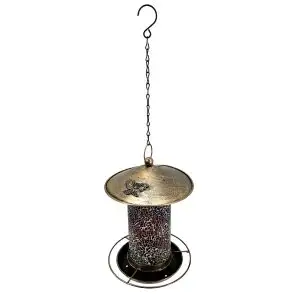 NEW OUTDOOR HANGING SOLAR BIRD FEEDER HUMMINGBIRD FEEDER 812732 SALE $39.95 Size : 19x19x28.5 cm Sol...