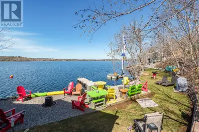 This charming property features a colorful Boathouse, perfect for a Nova Scotia summer, complete wit...