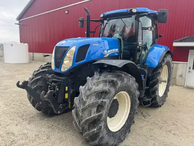 New Holland t7.250 CVT 55km transmission, Front hitch and pto, Front Suspension, Full Trimble Auto S...