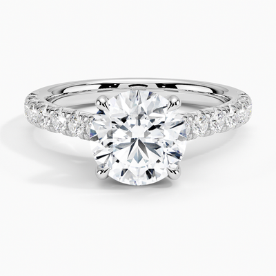 ★ Stone Details: ➙ Stone Type: Moissanite ➙ Carat Weight: 2.0 CT ➙ Shape: Round ➙ Color: D ➙ Clarity...
