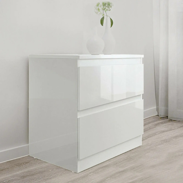 NEW MODERN HIGH GLOSS STORAGE BEDROOM DRESSER CHEST FURNITURE in Other in Regina