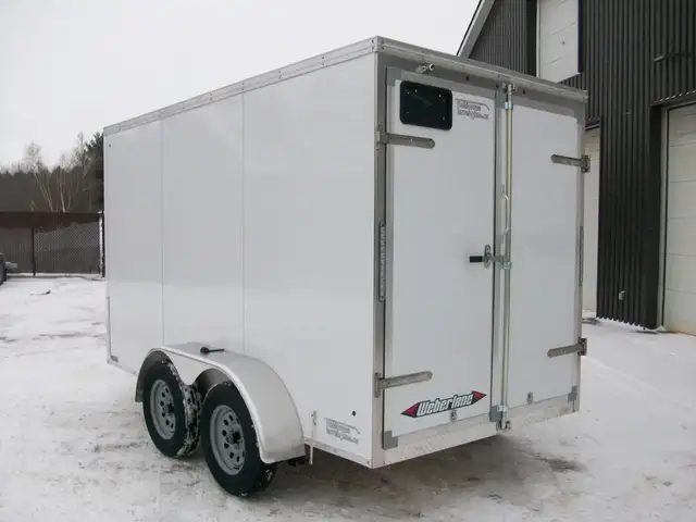 2025 Weberlane CARGO ALUMINIUM 6' X 12' V-NOSE 2 ESSIEUX VTT MOT in Cargo & Utility Trailers in Laval / North Shore - Image 7