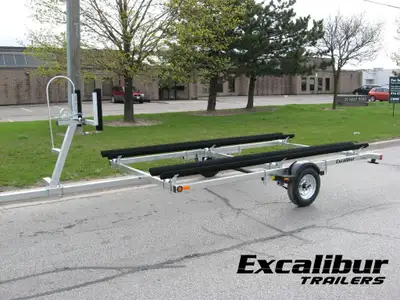 <b>PT1717 - 1700lb capacity single axle Pontoon Boat Trailer</b> <b>Will fit 14ft. - 17ft. Pontoon b...