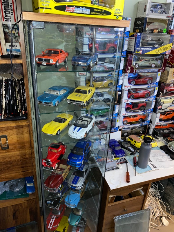 Curio présentoir vitré armoire étagère pour diecast 1/18