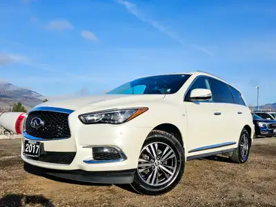 The 2017 INFINITI QX60 AWD in elegant white is a true performer with its reliable all-wheel drive an...