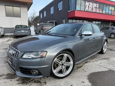 2012 AUDI S4 PREMIUM AWD 3.0L V6 TURBO 2 TONE GREY LEATHER PHENOMENAL SHAPE CERTIFICATION INCLUDED !...