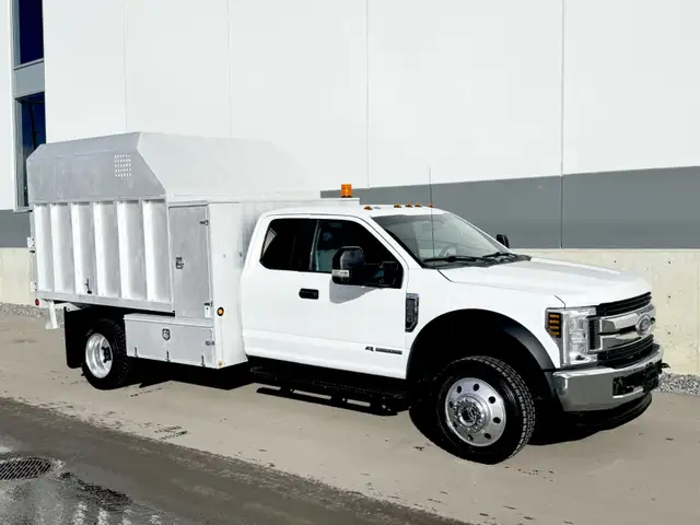 2019 FORD F-550 XLT EXTENDED CAB 4X4 DIESEL ALUMINIUM CHIP TRUCK in Heavy Trucks in Calgary - Image 10
