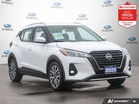 White 2025 Nissan Kicks Play SV FWD CVT with Xtronic 1.6L 4-Cylinder DOHC 16V APPLE CAR PLAY, HEATED... (image 6)