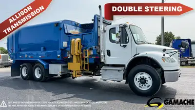 Heavy truck / Camion lourd - # STOCK: C-36496 2015 FREIGHTLINER M2 106 CAMION À REBUS CHARGEMENT DE...