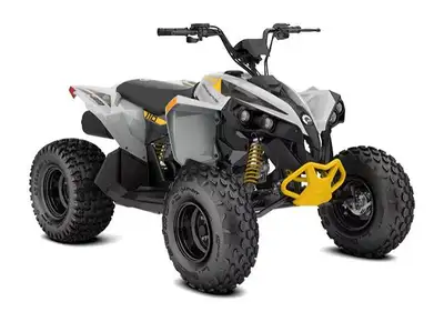 SMALL ATV, BIG SMILES. The Renegade 110 EFI gives riders aged 10 and up a more thrilling, connected...