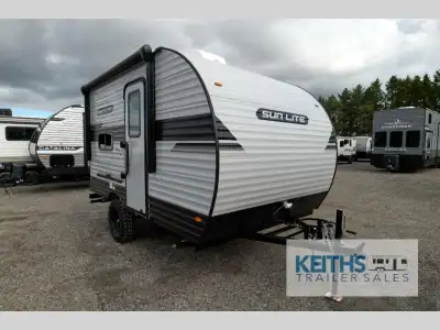 Sunset Park RV Sun Lite LTD 13BH highlights: 54in.in. x 74in.in. Full-Size Bed 9' Power Awning Bunk...