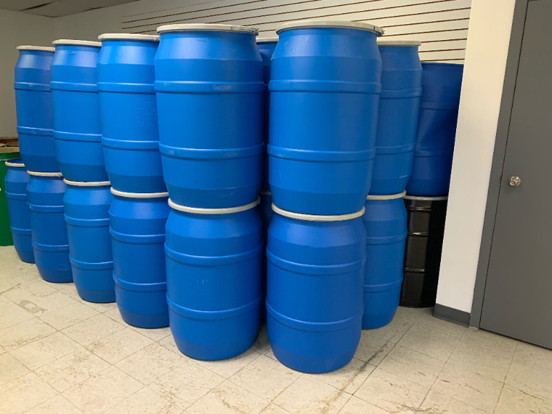 205L Open Head Plastic Drum / Rain Barrel / Storage Other Edmonton