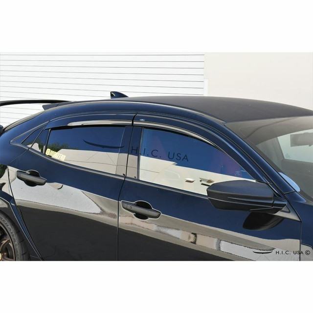 2017 - 2021 Honda Civic 5D Hatchback Mugen Style window visor in Auto Body Parts in Markham / York Region - Image 4