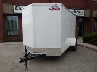*** INCLUDES FREIGHT & PDI Just Add Taxes 6 X 12 SSV Single Axle V Nose Enclosed Cargo Trailer Featu...