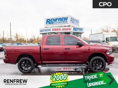 Local trade 2019 Ram 1500 Classic Express Night Edition with 5.7L HEMI V8, custom wheels, tonneau co...