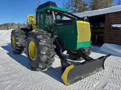 1999 Timberjack 240C cable skidder, 10,415 hours, Cummins 4BTA, 4 new Firestone 23.1-tires, 1 used s...