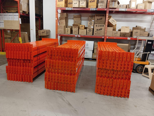 USED Redi rack Beams 8' long x 4” Pallet Racking rack beams in Industrial Shelving & Racking in Mississauga / Peel Region - Image 3