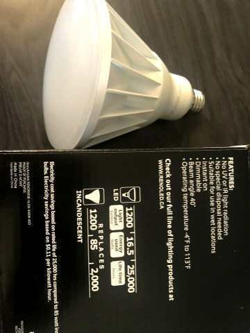 Pot Lights LED slim 4", Par38 white 4000K, many more in Outdoor Lighting in Markham / York Region