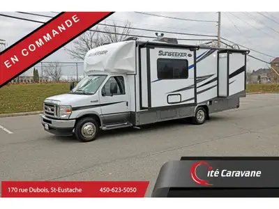 Disponible sur commande - Available on order Forest River Sunseeker 2500 3 extensions CLASSE C / B+...
