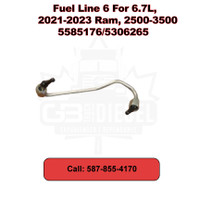 5585176 | 5306265 Cummins Fuel Line 6 For 6.7L, 2021-2023 Ram