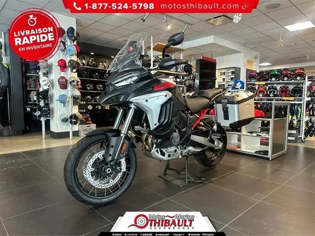 2025 Ducati Multistrada V4 Rally Travel & Radar Spoked Wheels in Street, Cruisers & Choppers in Sherbrooke - Image 8