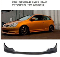 2003-2005 Honda Civic Si HB AW Polyurethane Front Bumper Lip