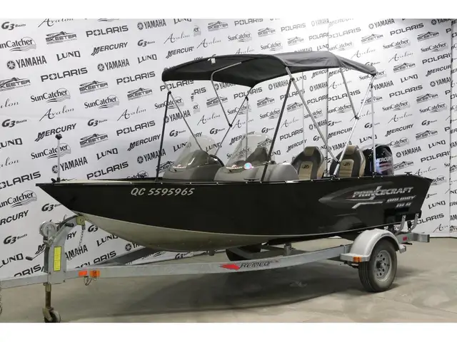 2016 Princecraft HOLIDAY DLX 162 SC + MERCURY 60HP & REMORQUE in Powerboats & Motorboats in Laurentides - Image 3