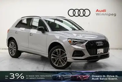 This Audi Q3 boasts a Intercooled Turbo Regular Unleaded I-4 2.0 L/121 engine powering this Automati...