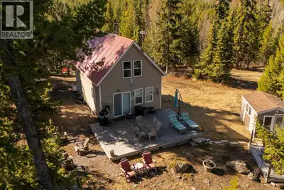 This NW facing A-frame cabin, built in 1999, has one bedroom on the main and primary bedroom on the...