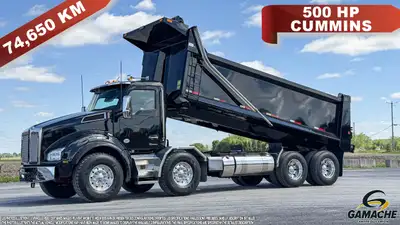 Heavy truck / Camion lourd - # STOCK: C-37649 2025 KENWORTH T880 BENNE BASCULANTE / CAMION DOMPEUR 1...