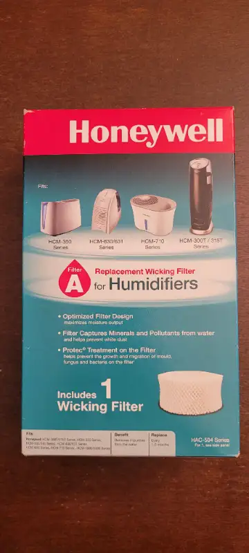 Honeywell Filter A for Humidifier- brand new, View more