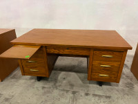 Solid Oak Desk - Vey Nice - Best Offer, Need Gone