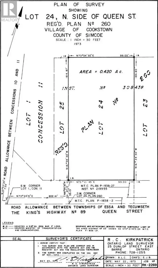 0 HIGHWAY 89 Innisfil (Cookstown), Ontario in Land for Sale in Barrie - Image 8