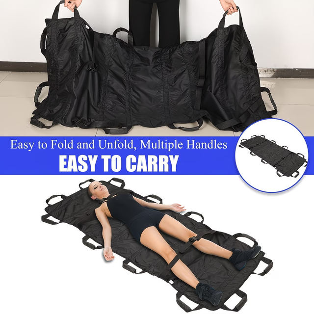 Portable Lightweight Stretcher with 12 Rubber Foam Handles in Health & Special Needs in Mississauga / Peel Region - Image 5