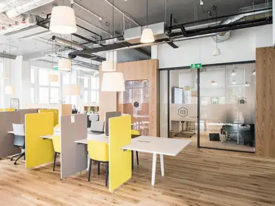 A BUSTLING WORKSPACE AT SPACES ZIBI. Seen as the gateway to the award-winning new Zibi development,...